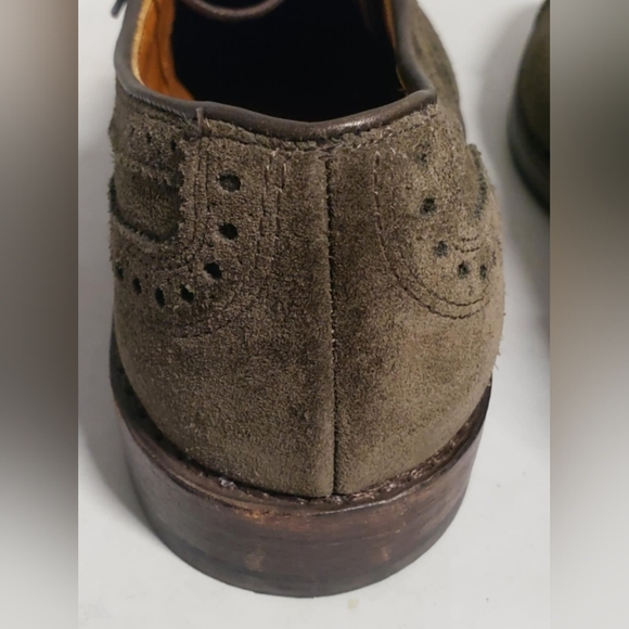 Allen Edmonds Strand Suede Cap Toe Shoes  Size 9.5 B - Picture 6 of 16